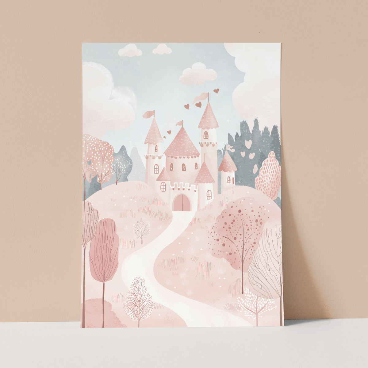 Castle Wall print