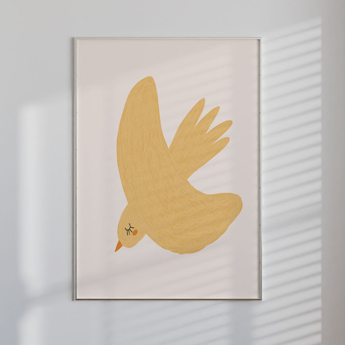 Yellow Bird Wall print